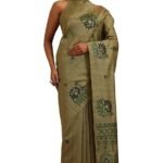 Womens Chanderi Woven Design Saree