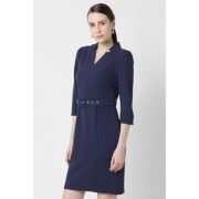 Women's Regular Fit Half Sleeve Mid Thigh Length Sheath Dress - Image 2