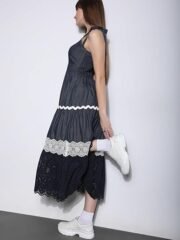 Fit & Flare Midi Dress - Image 2