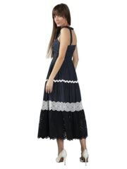 Fit & Flare Midi Dress - Image 4
