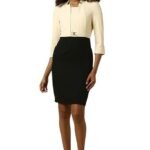 Women's Polyester Blend Modern Above The Knee Dress