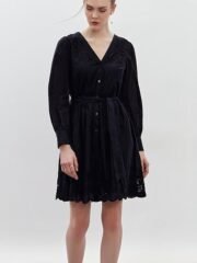 Women's Cotton Fit and Flare Mini Dress - Image 2