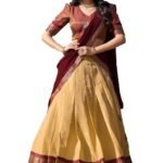 Women's Georgette With Floral Print Lehenga Choli Set