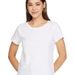 Women Cotton Solid Regular Fit T-Shirt