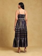 Black Striped Dress - Image 3