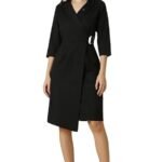 Women Black Solid Formal Dress