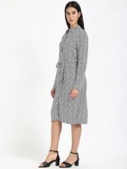 Viscose Spread Collar Shirt Dress | Best Quality - Image 2