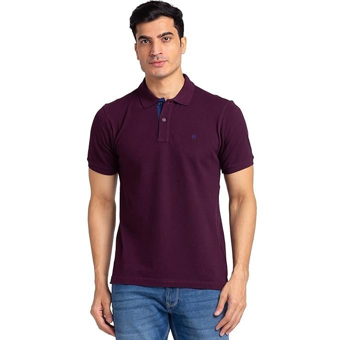 Men Cotton Solid Regular Fit T-Shirt