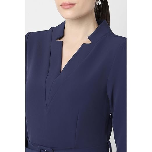 Women's Regular Fit Half Sleeve Mid Thigh Length Sheath Dress - Image 4