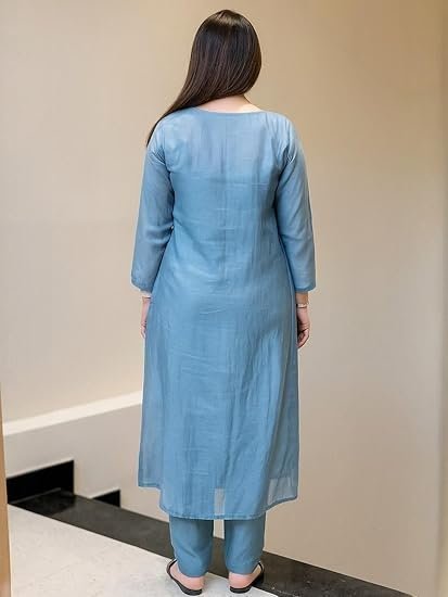 Women Kurta with Pant & Dupatta - Image 2