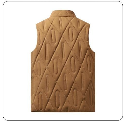 Cotton Winter Sleeveless Jacket for Men Women Warm Outerwear Zipper Closure - Image 2