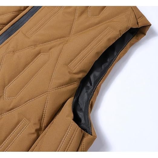 Cotton Winter Sleeveless Jacket for Men Women Warm Outerwear Zipper Closure - Image 4