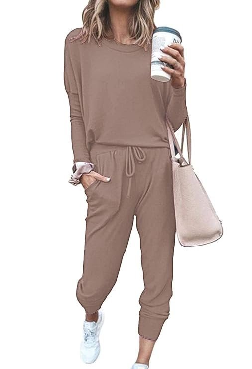 Women Jumpsuit Low V Neck Drawstring Waisted Long Pant Romper Outfits